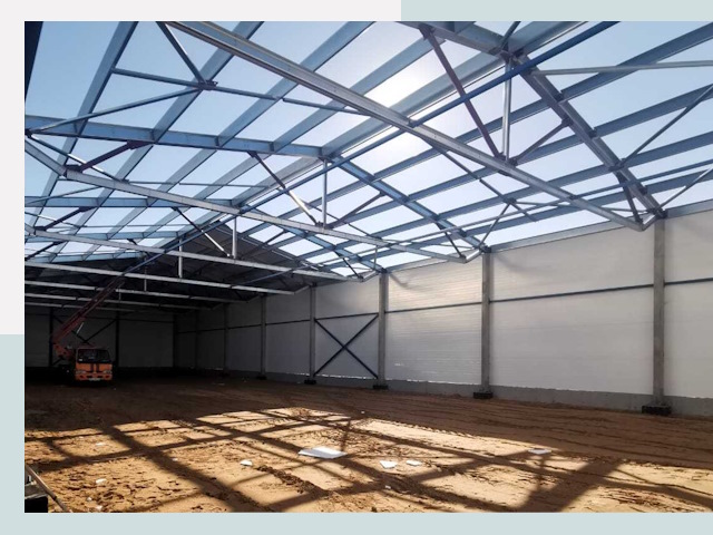 Строительство сенохранилищ в Сасове