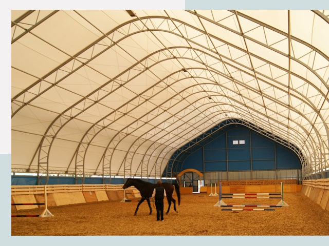 Строительство конных манежей в Сасове