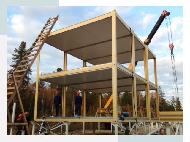 Строительство модульных здания Сасово