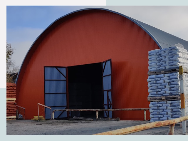 Полукруглые ангары по цене от 606 руб. в Сасово