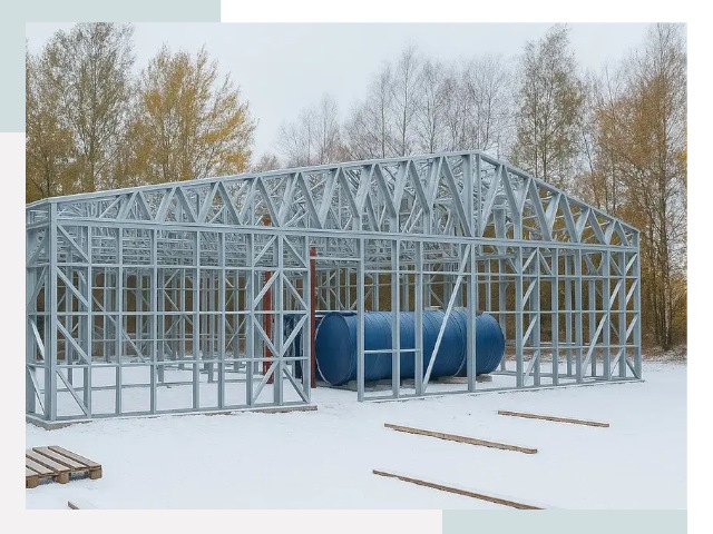 Металлические ангары в Сасове