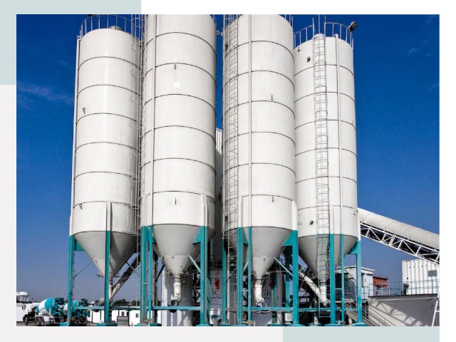 Строительство цементных силосов в Сасове