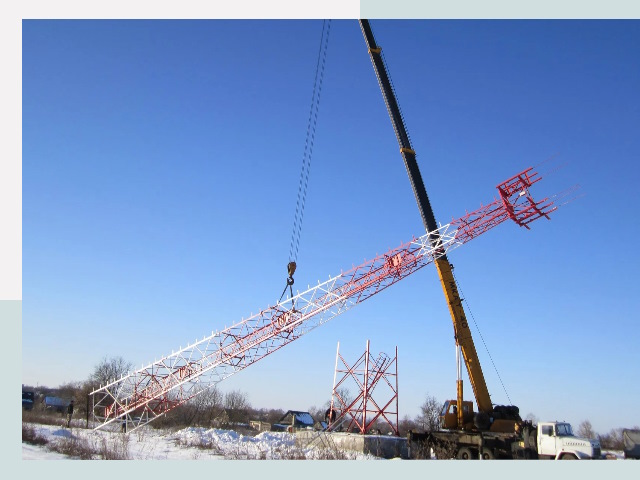 Строительство башен связи в Сасове от 606 руб.