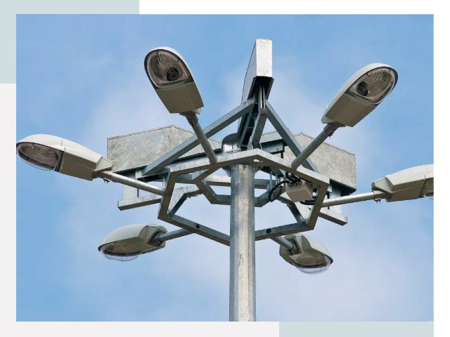 Монтаж осветительных мачт в Сасове