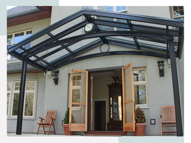 Козырьки металлические в Сасове