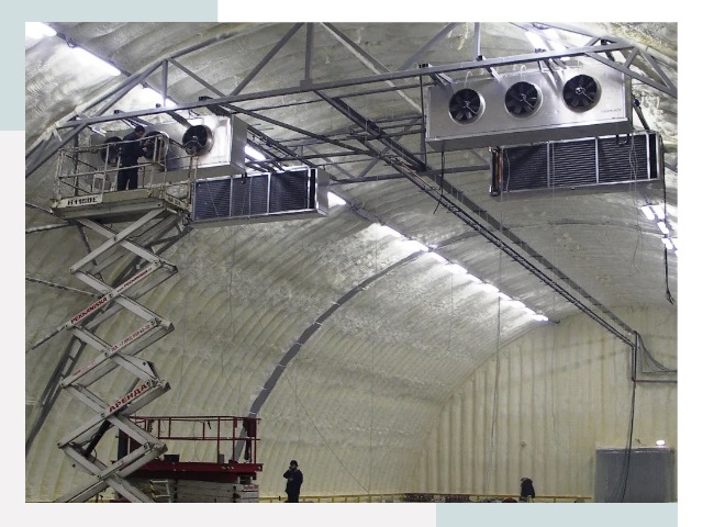 Оснащение ангаров в Сасове