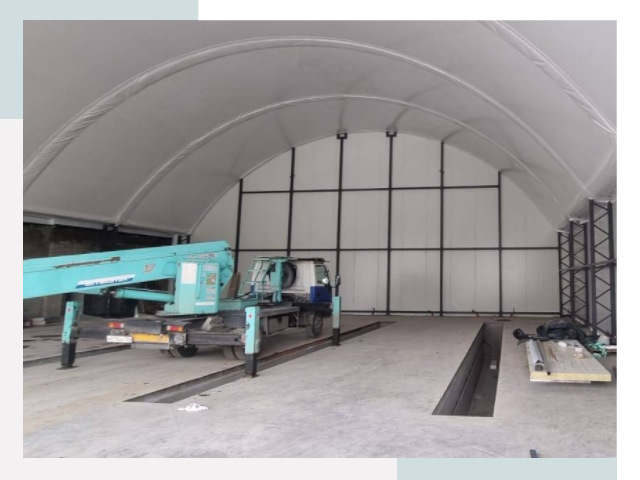 Внутреннее оснащение ангаров в Сасове