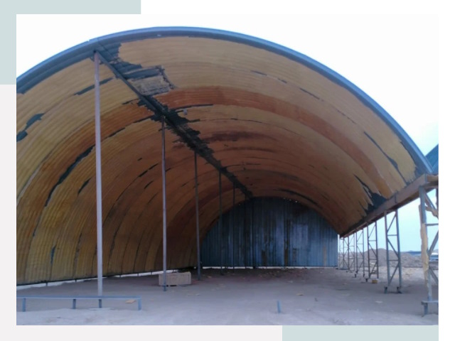 Реконструкция ангаров в Сасове