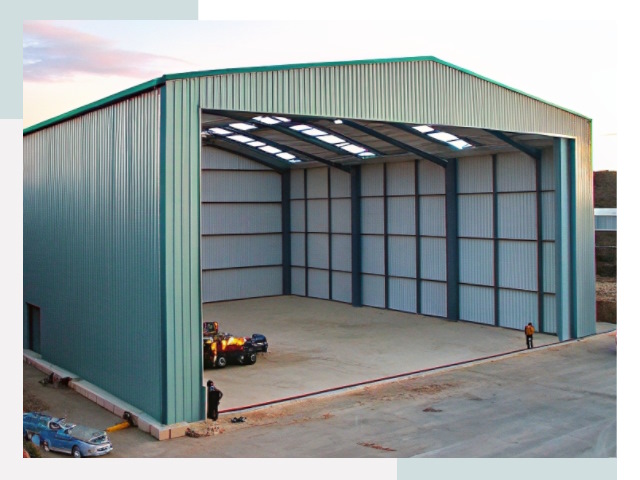 Строительство ангаров в Сасове